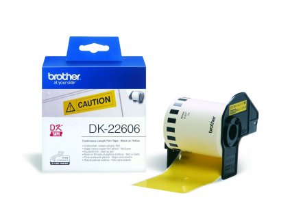 Páska Brother DK-22606 (žlutá filmová role 62mm x 15,24m)