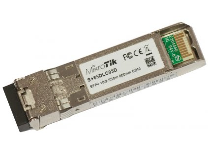 SFP modul Mikrotik S+85DLC03D MM, 300m, 10G, 850nm