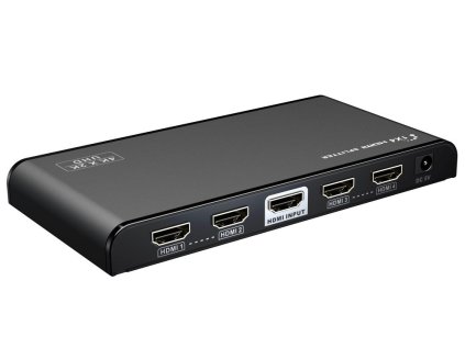 Adaptér (Splitter) HDMI 2.0 1-4 port , 4K x 2K/60Hz, FULL HD, 3D, černý