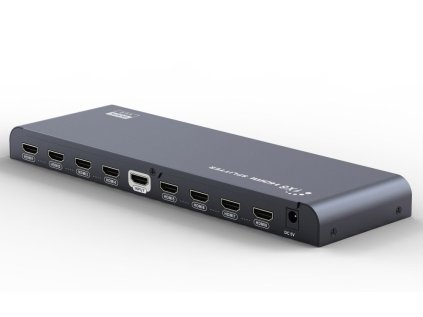 Adaptér (Splitter) HDMI 2.0 1-8 port , 4K x 2K/60Hz, FULL HD, 3D, černý