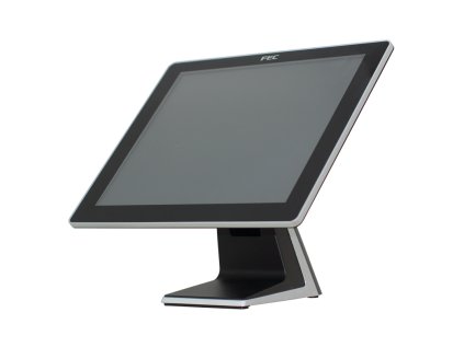 Dotykový monitor FEC AM-1017, 17" LED LCD (350cd), PCAP, USB, VGA/DVI, bez rámčeka, čierno-strieborný