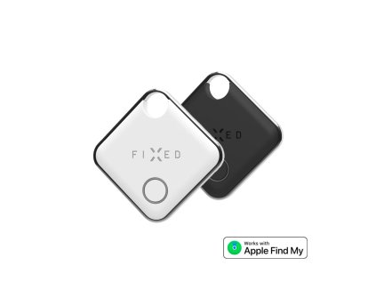 Lokátor FIXED Smart tracker Tag s podporou Find My, 2 ks, čierny + biely