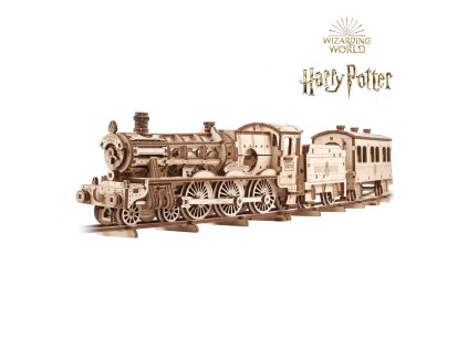 Puzzle Ugears 3D drevené mechanické Harry Potter Bradavický expres