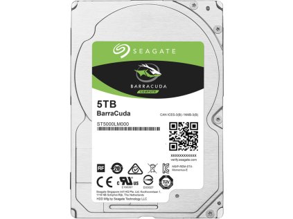 Disk Seagate BarraCuda 2,5", 5TB, 5400RPM, SATA III, 128MB