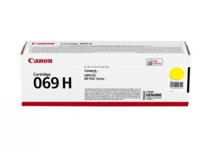 Toner Canon 069 H Y žltý pre tlačiarne Canon i-SENSYS (5500 str./5%)