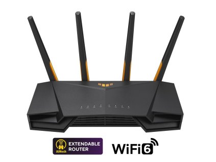 WiFi router Asus TUF-AX3000 V2 WiFi 6, 4x GLan, 1x GWan, USB,  2,4/5GHz, AiMesh