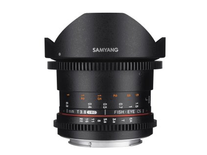 Objektív Samyang MF 8mm T3.8 Fisheye II VDSLR APS-C Canon EF