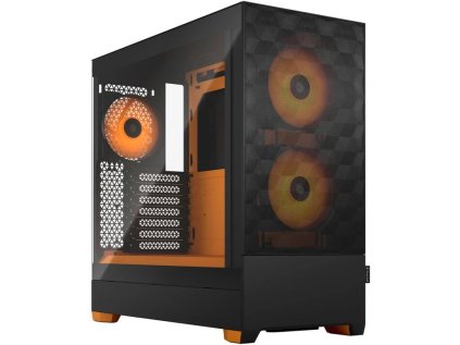 Case Fractal Design Pop Air RGB Orange Core TG Clear Tint