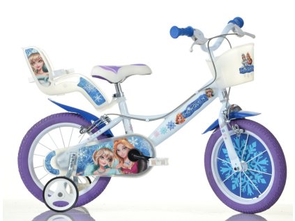 Detský bicykel Dino Bikes 144GLN SNOW QUEEN 14" dievčenské
