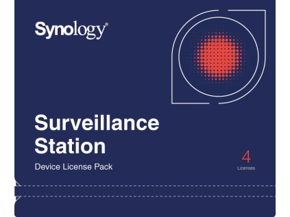 Software Synology 4 další licence pro IP kameru