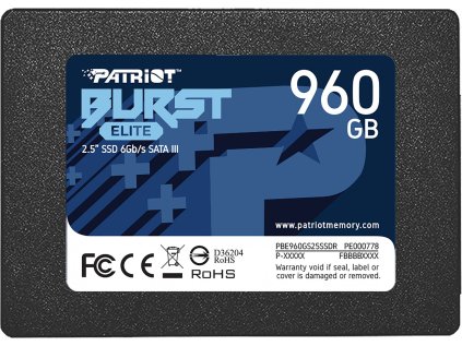 SSD disk Patriot Burst Elite 2,5" 960GB, SATA III