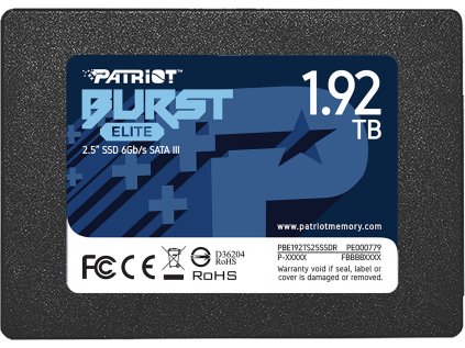 SSD disk Patriot Burst Elite 2,5" 1,92TB, SATA III