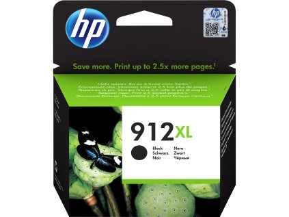 Atrament HP 912 XL čierna, 3YL84AE (825 str./ 5 %)