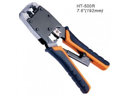 Kliešte H-Tools HT-500R profesionální, modulární, krimpovací, s ráčnou (RJ11,12,45)