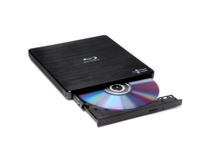 Mechanika LG HITACHI - externí mechanika BD-W/CD-RW/DVD±R/±RW/RAM/M-DISC BP55EB40, Black, box+SW