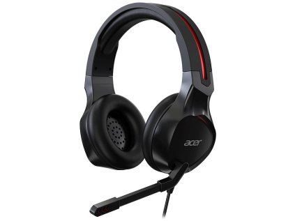 Slúchadlá Acer Nitro 50mm, microfon, jack, 21 Ohm, černé