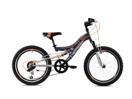 Celoodpružený bicykel Capriolo CTX200 20"/11HT šedo-oranžová