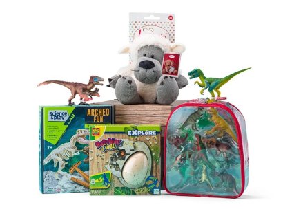 Truhla plná hračiek Dinosaury 001, limitovaná edícia