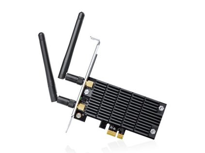 Sieťová karta TP-Link Archer T6E AC 1300 Dual Band, 400Mbps 2,4GHz/ 867Mbps 5GHz, PCI-e, odnímatelná anténa