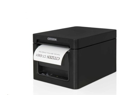 Tlačiareň Citizen CT-E651 , 8 dots/mm (203 dpi), cutter, USB, černá
