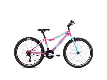 Horský bicykel Capriolo DIAVOLO DX 600 26"/18HT pink-turq. 15"