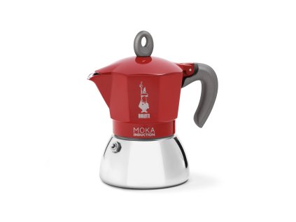 01 Moka Induction Red