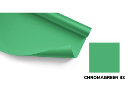 Fotopozadia FOMEI 2,72x11m CHROMAGREEN klíčovací zelená, papírová role