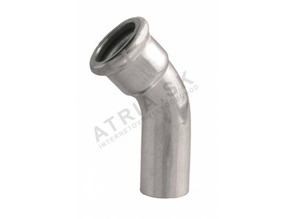 Oblouk 45° - s jedným zásuvným koncom - C - 54mm  IVAR.IVC23