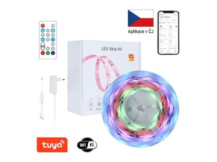 Smart LED pásik 12V 120LED/m IP65 18W RGB IMMAX NEO 07734L 5m WiFi Tuya