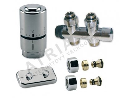 SADA kompaktná kúpeľňová OPTIMA - 1/2"xM24; ALPEX 16x2mm; priamy; chróm  IVAR.KIT DV 10316