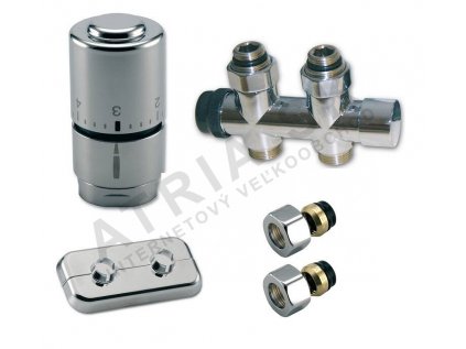 SADA kompaktná kúpeľňová OPTIMA - 1/2"xM24; Cu 15x1mm; priamy; inox  IVAR.KIT DV 10315