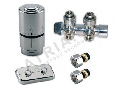 SADA kompaktná kúpeľňová OPTIMA - 1/2"xM24; Cu 15x1mm; rohový; inox  IVAR.KIT DV 10415
