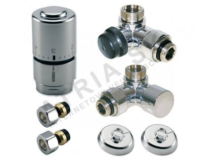 SADA klasik kúpeľňová OPTIMA- trojosová - 1/2"xM24; Cu 15x1 mm; inox  IVAR.DV 016028