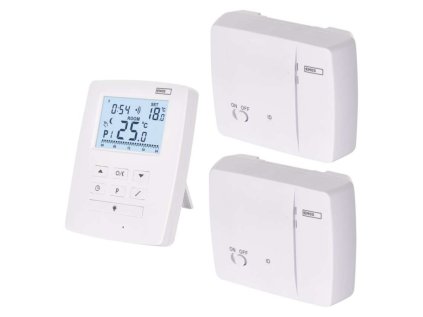 Pokojový programovatelný bezdrátový OpenTherm termostat P5611OT.2R se 2 přijímači