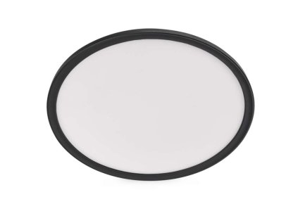 LED prisadené svietidlo FLORI okrúhle, čierné, 22W, neutrálna biela