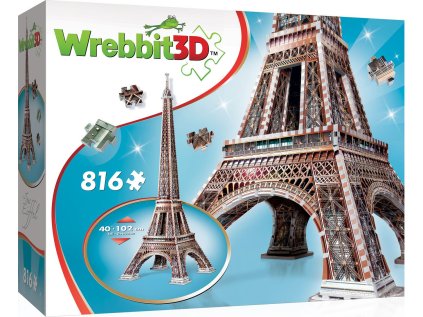 WREBBIT 3D puzzle Eiffelova věž 816 dílků