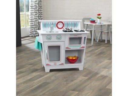 bila drevena kuchynka classic 53454