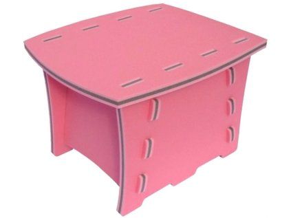 puzzle stolecek ruzovy 39170
