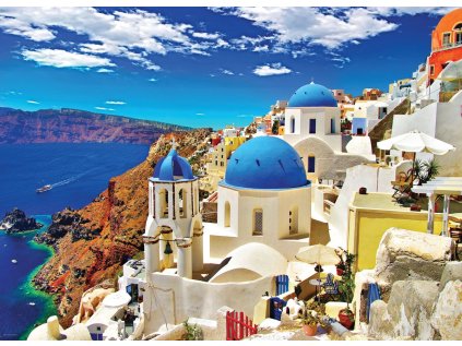 EUROGRAPHICS Puzzle Oia, Santorini, Řecko 1000 dílků