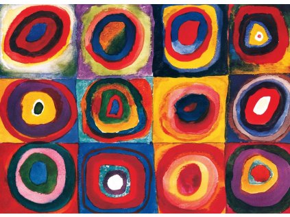 EUROGRAPHICS Puzzle Barevná studie čtverců 1000 dílků