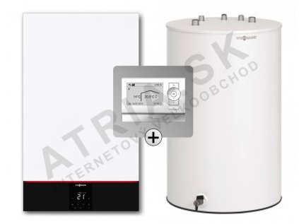 Viessmann Vitodens 100-W, 11 kW + 150 l zásobník + regulace