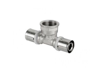 Press-fit tee PEX / female thread / PEX (20x1/2")
