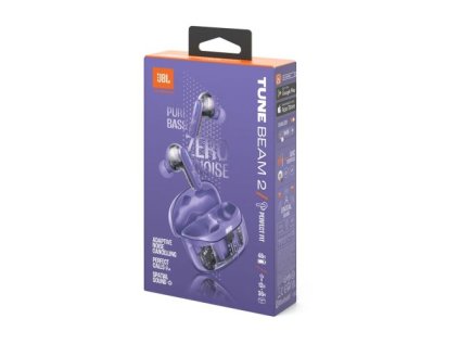 JBL Tune Beam 2 Ghost Edition TWS Bluetooth Wireless In-Ear Earbuds Ghost Purple EU