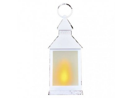LED dekorácia – 6x lampáš mliečna biela, 6x 3x AAA, vnútorný, vintage, časovač