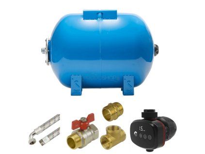Water system set 50L AQUA OLA horizontal with ADARA 6 - home water system with digital control unit