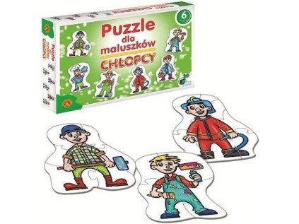 ALEXANDER Baby puzzle Chlapci 6v1 (2-7 dílků)