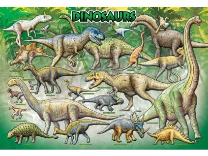 puzzle dinosauri 100 dilku 170699