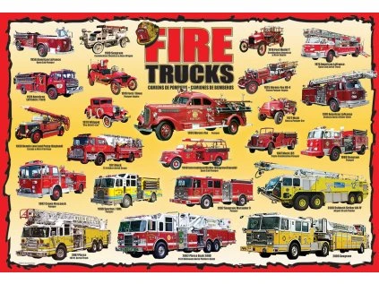 puzzle hasicska auta 100 dilku 170882