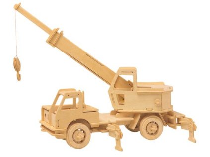 WOODEN TOY , WCK 3D puzzle Autojeřáb