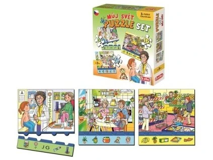 puzzle muj svet 3v1 37488